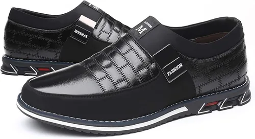 Vista 3 de COSIDRAM Zapatos casuales para hombre, mocasines cómodos, zapatos para caminar, para negocios, trabajo, oficina
