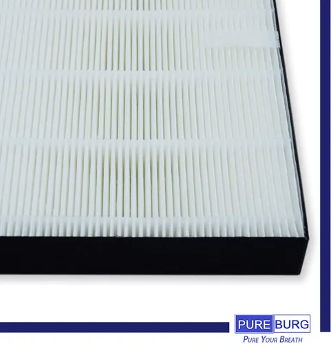 Vista 3 de PUREBURG Filtro de repuesto compatible con Sharp FP-F60UW FP-F60U-W Pieza purificador de aire FZ-F60HFU FZ-F60DFU, H13 True HEPA y carbón activado