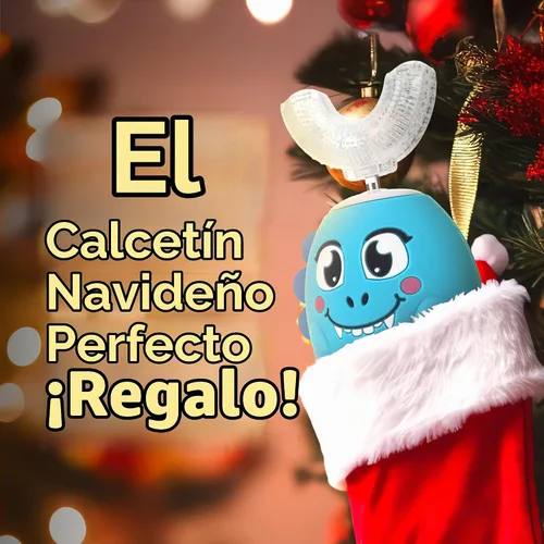 Vista 7 de Trueocity Cepillo de Dientes Eléctrico Automático en Forma de U para Niños, Cepillo de Dientes Automático Recargable para Niños Pequeños Cabezal