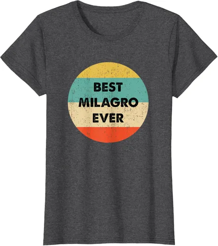 Vista 3 de Camiseta Milagro Name, Negro