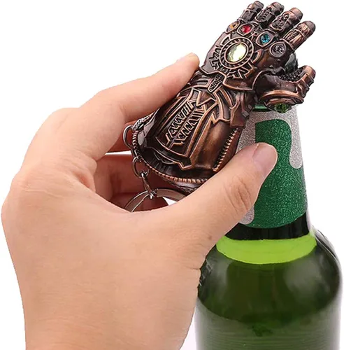 Vista 6 de Sio Tan Genial llavero abridor de botellas llavero de escudo de martillo abrebotellas de regalos de cerveza para hombres marido papá abuelo novio 3