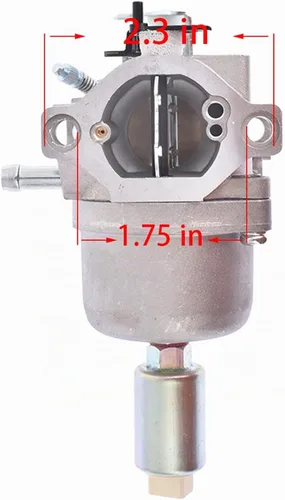 Vista 4 de labwork Repuesto de carburador para Troy Bilt Pony para 17.5 OHV Engine Tractor cortacésped 697203 697141 697216 Plata