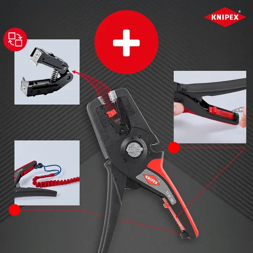 Vista 5 de Knipex PreciStrip16 Pelacables de aislamiento automático 7.677 in 12 52 195