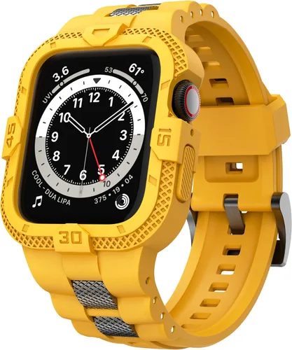 Vista 16 de Correas Compatibles para Apple Watch de 41mm, 40mm, 38mm, Correa Deportiva Resistente para Hombres con Estuche Protector para Watch Series 9, 8