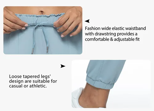 Vista 131 de Kcutteyg - Pantalones deportivos con bolsillos para mujer, diseño suave, ligero y de secado rápido, para entrenamiento, gimnasia, yoga y correr