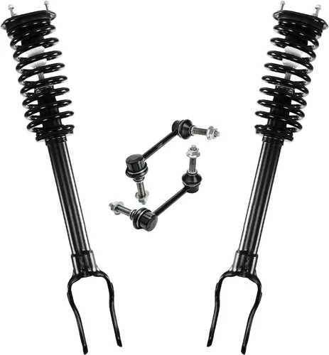 Vista 71 de Detroit Axle - Kit de 4 piezas RWD Puntales Delanteros Barras Estabilizadoras para Ford F-150 2021 2022 2023 2024, 2 Puntales con Resorte Helicoidal