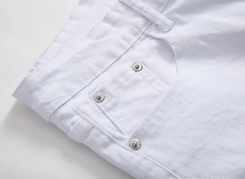 Vista 4 de Pantalón de jean elastizado ajustado moderno para hombre