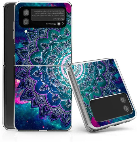 Vista 15 de Bcov - Funda rígida para Samsung Galaxy Z Flip 3 5G, diseño de gato negro, funda protectora sólida a prueba de rayones y resistente a los golpes