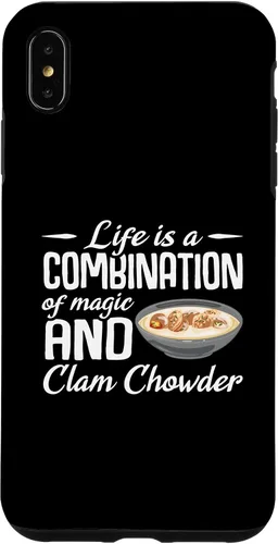 Vista 11 de iPhone 16 Life is a combination of magic and Clam Chowder Case