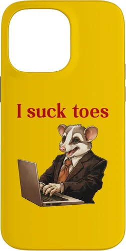 Vista 21 de Funda para iPhone 12 Pro Max Funny Feet Lover Lamiendo los dedos del pie Humor extraño I Chuck Toes