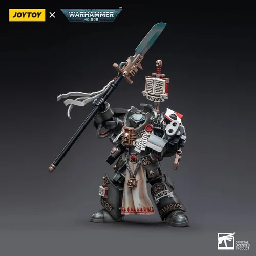 Vista 3 de JOYTOY 1/18 Warhammer 40,000 Grey Knights Terminators Jaric Thule Figuras de acción Regalo de cumpleaños 2