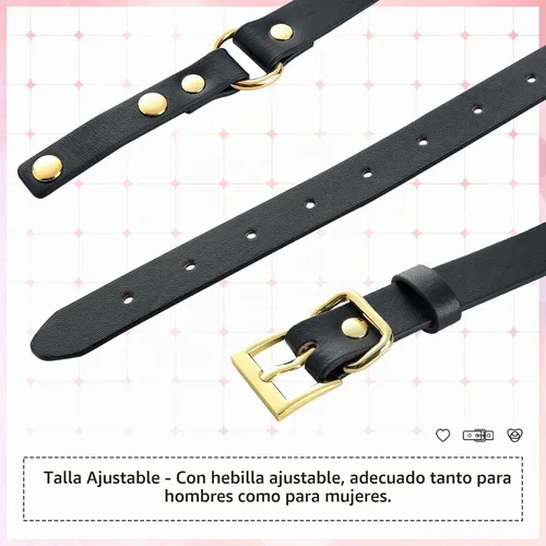 Vista 5 de Littleforbig Juego de chupete y mordaza de cuero con correa ajustable Gen II Negro