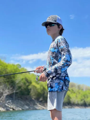 Vista 5 de HUK Camisa de rendimiento de manga larga de camuflaje para niños