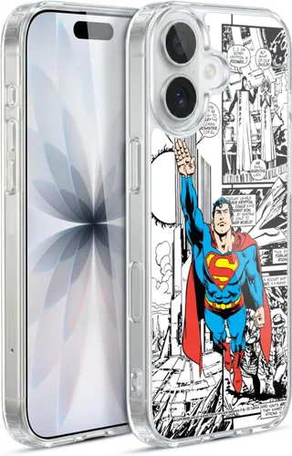 Vista 29 de Head Case Designs Funda de gel con licencia oficial de Superman DC Comics Collage Comicbook Art [protección de grado militar] compatible con Apple