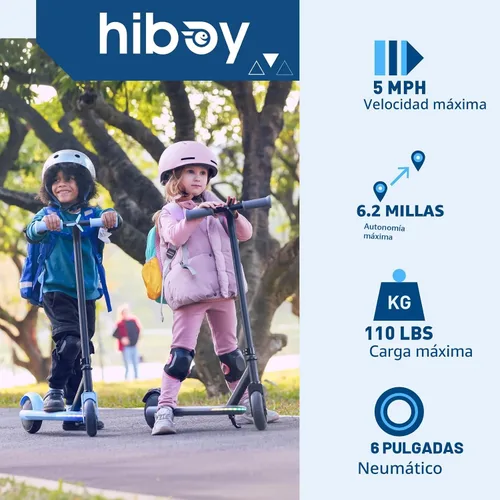 Vista 2 de Hiboy ES1 Electric Scooter for Kids Ages 4-10 ES1 Negro