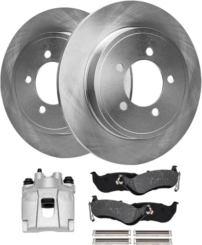 Vista 84 de Detroit Axle - 4 rotores de freno para Ford 1994-2004 Mustang, rotores de freno de disco delanteros y traseros 1995 1996 1997 1998 1999 2000 2001