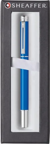 Vista 3 de Sheaffer 200 Bola de ruedas cromada, azul metálico mate (E1915551)