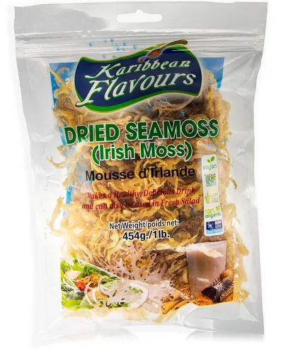 Vista 7 de Musgo irlandés premium Caribbean Superfood - Semillas artesanales silvestres, cosechadas éticamente, hace 4 cuartos de gel