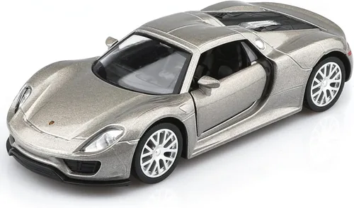 Vista 8 de TOKAXI Modelo Porsche 918 Spyde a escala 1/36, vehículos de tracción hacia atrás, autos de juguete Porsche, regalos de autos para niños y niñas