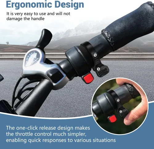 Vista 5 de Canitu Thumb Throttle Adapter,E-Bike Throttle Adapter Attachment Drive Conversion Kits Replacement for Rad, for Lectric, for Pedego, for Himiway