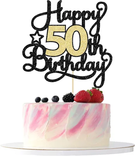 Vista 19 de 1 pieza de decoración de pastel de 8º cumpleaños con purpurina y saludos a 8 años, decoración de pastel de feliz cumpleaños para fiesta de 8 años