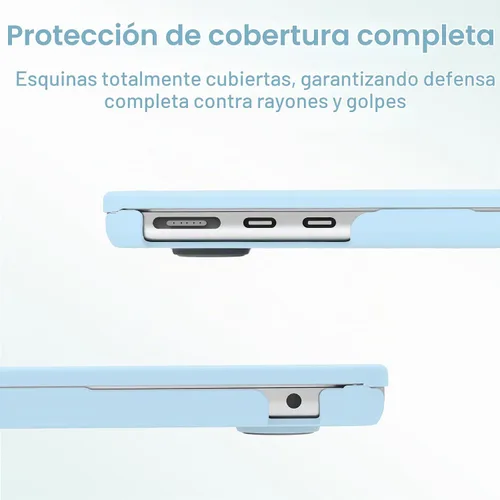 Vista 7 de G JGOO Compatible con MacBook Air de 15 pulgadas 2026 2025 2024 2023 M5 A3448 M4 A3241 M3 A3114 M2 A2941, carcasa rígida de plástico para MacBook