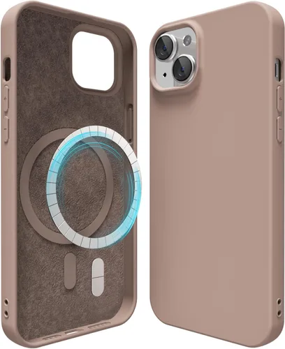 Vista 16 de oakxco Funda de silicona para iPhone 12 Pro Max, magnética, compatible con carga inalámbrica Magsafe, cubierta protectora de goma suave y delgada