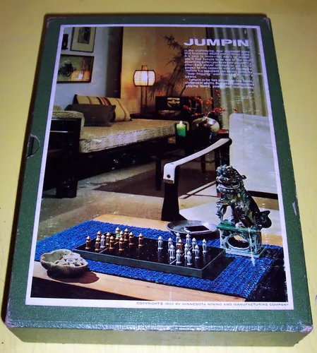 Vista 3 de Juego de estantería Vintage 3M Jumpin - El juego de peones 1964