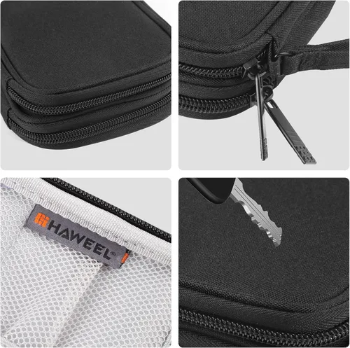 Vista 7 de Funda de transporte para accesorios electrónicos, bolsa organizadora de accesorios electrónicos, bolsa organizadora de cables de viaje, bolsa