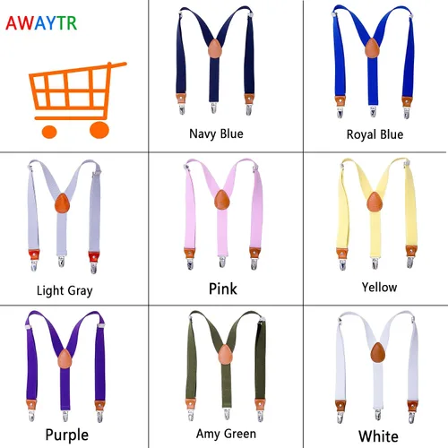 Vista 4 de Suspensores para adultos, varones y niños. Clips extra resistentes de metal, de piel genuino, parche transversal perfecto para smoking