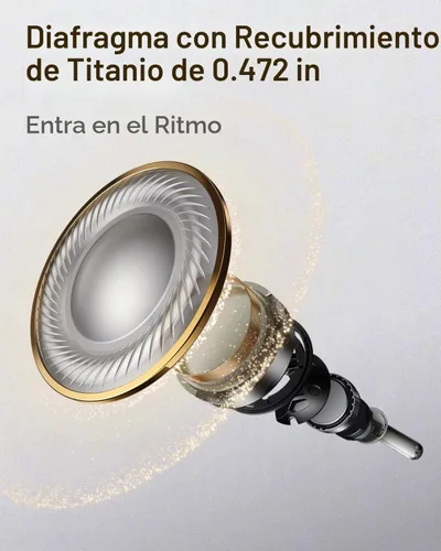 Vista 4 de OPPO Enco Air5 Pro - Audífonos inalámbricos verdaderos, Bluetooth 6.0 estéreo con cancelación activa de ruido de 55 dB, llamada clara AI de triple