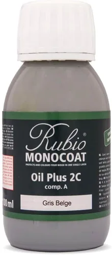 Vista 93 de Rubio Monocoat Muestra de Tinte y Acabado para Madera - Niebla 5% Aceite Plus Parte A Aceite de linaza para madera de secado rápido y ecológico