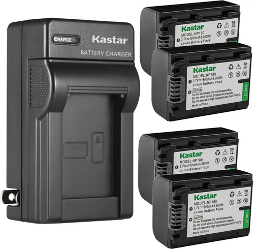 Vista 7 de Kastar Cargador de batería de pared CA para Minolta MN2K50NV 2.7K Quad HD /48MP, MN4K25NV 4K Ultra HD, MN4K20NV 4K Ultra HD, MN2K10NV 2.7K Quad