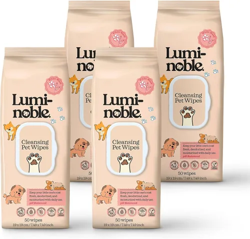 Vista 11 de LUMI-NOBLE. Toallitas para mascotas para perros y gatos, toallitas