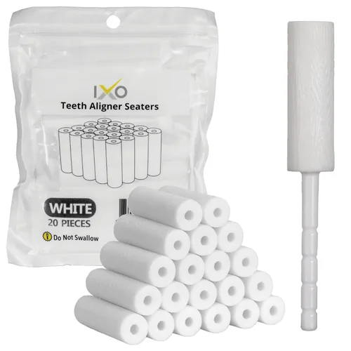 Vista 8 de IXO Aligner - Masticables para alineadores Invisalign – Accesorios masticables Invisalign – Aligner Chewies para bandejas Invisalign, masticables