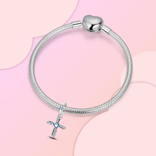Vista 279 de Abalorios de plata de ley 925 con letras de la A ~ Z, para pulseras, collares, Día de San Valentín, Día de la Madre, joyería regalos para mujeres