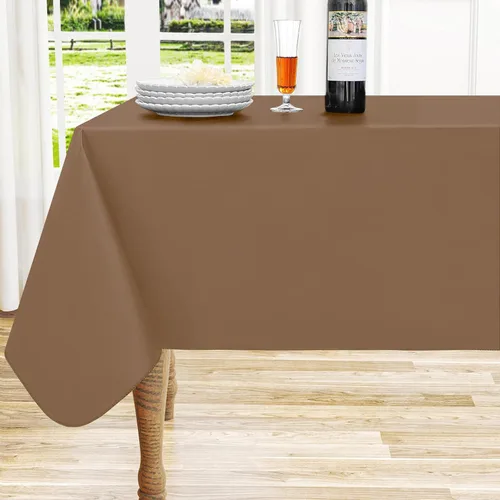 Vista 20 de homing - Mantel cuadrado de vinilo, mantel de plástico impermeable y a prueba de derrames con respaldo de franela, cubierta de mesa fácil de limpiar