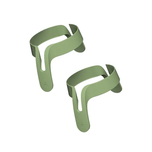 Vista 9 de Nanobebe Flexy - Manijas ergonómicas de fácil agarre, asas de taza de transición para sorber, paquete de 2, color gris