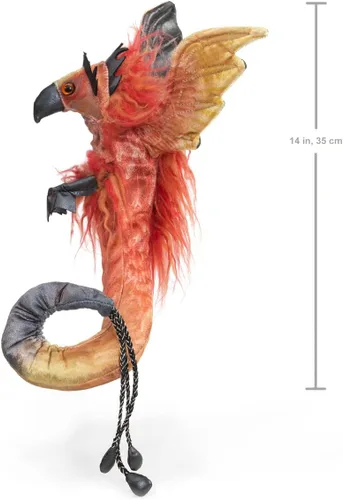 Vista 3 de Folkmanis Phoenix - Marioneta de muñeca para dedos