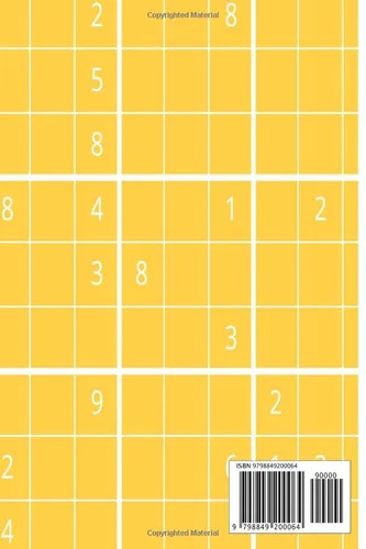 Vista 2 de Sudoku Puzzle Books for Seniors Large Print Sudoku Puzzle Books for Adults and Seniors A Travel Size Puzzle Book with One (9X9 Grid) Puzzle on Each