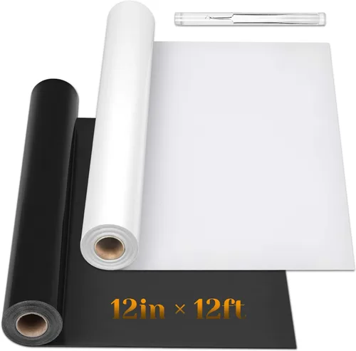 Vista 8 de Flasoo Rollos de Vinilo de Transferencia de Calor, 12" x 24 pies Vinilo HTV de Planchar para Camisas, Compatible con Todas las Máquinas de Corte