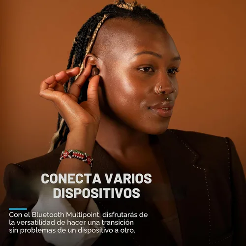 Vista 3 de JLab JBuds Mini Tones True Wireless Auriculares Inalámbricos Bluetooth + Funda de Carga, (4625 W), IP55 a Prueba de Sudor y Polvo, Bluetooth