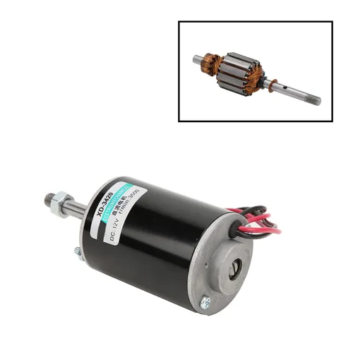 Vista 4 de Motor de CC de alta velocidad de 30 W de alta velocidad CW/CCW Motor de CC de imán permanente Motor de CC cepillado Mini motor eléctrico