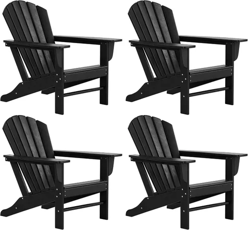 Vista 20 de WestinTrends Dylan - Silla Adirondack para exteriores (juego de 2), color blanco