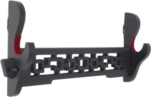 Vista 8 de Soporte de pared para espada Samurai Sword Katana Wakizashi, soporte de exhibición de 1 nivel