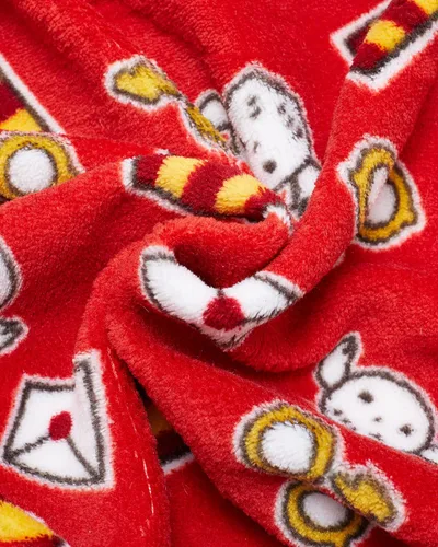 Vista 5 de Harry Potter Pijama de forro polar de felpa de manga larga para bebé niña, estampado de ropa para bebé niña