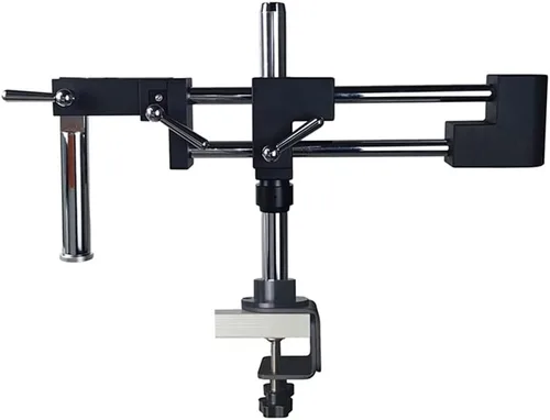 Vista 3 de Kit de accesorios para microscopio, abrazadera para microscopio, soporte de brazo de brazo de laboratorio, zoom industrial, cámara estéreo