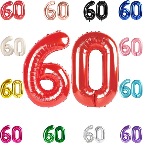 Vista 377 de Globo negro del número 0 de 40 pulgadas – globo número 0, decoraciones