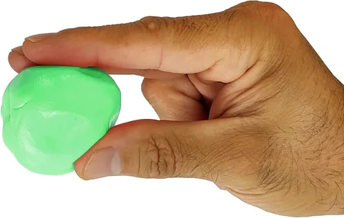 Vista 4 de Blue Jay Squeeze Masilla de mano de 4 fuerzas – Elite Healthcare Brand Masilla terapéutica para dedos – Masilla médica firme para ejercicios