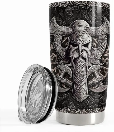 Vista 18 de SANDJEST Vaso de béisbol de 20 onzas con aislamiento de acero inoxidable, taza de viaje, vaso de béisbol para mujeres, hombres, mamá, regalos